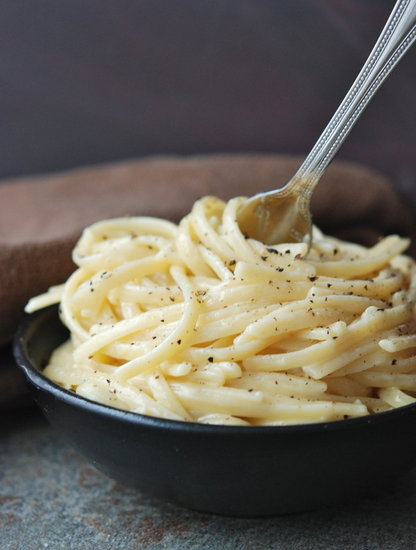 quick pasta cream garlic